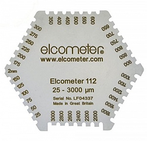 Гексагональная гребенка для измерения толщины мокрого слоя Elcometer 112