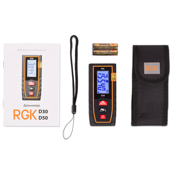 Лазерный дальномер RGK D30 NEW